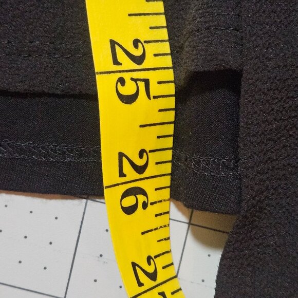 Vince Camuto Side Tie Top Black L Sleeveless Minimalist Workwear Chic Court Core - Picture 7 of 11